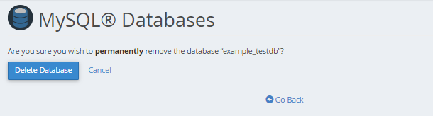 How To Create or Delete a MySQL Database or User